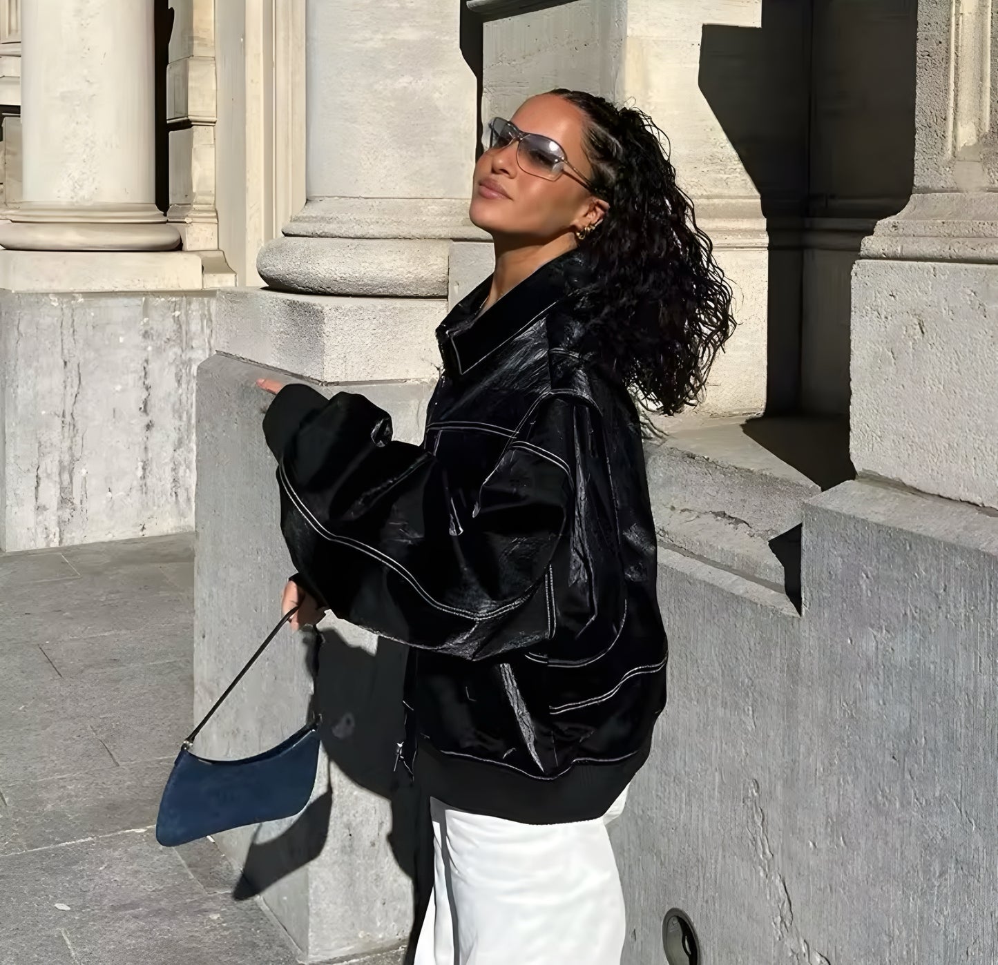 Oversized | Leather Jacket