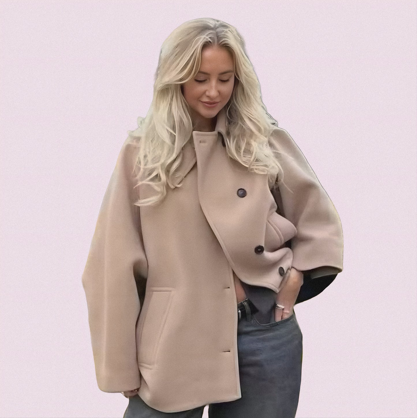 Lovensia | Oversized wool coat