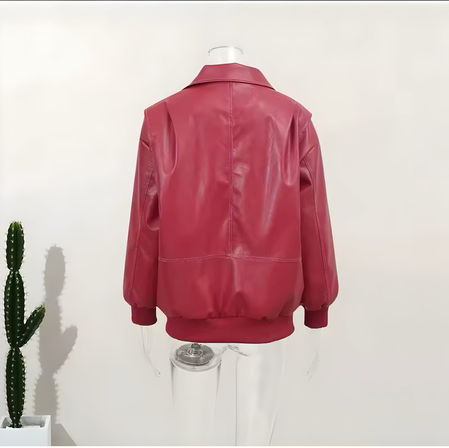 Oversized | Leather Jacket