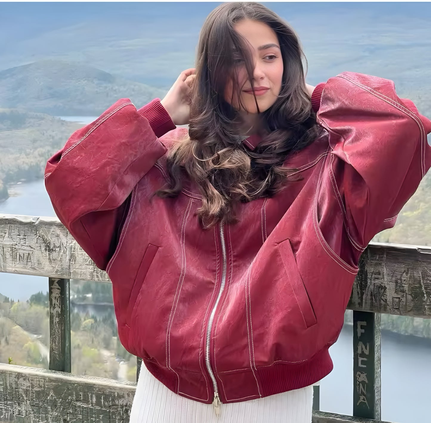 Oversized | Leather Jacket