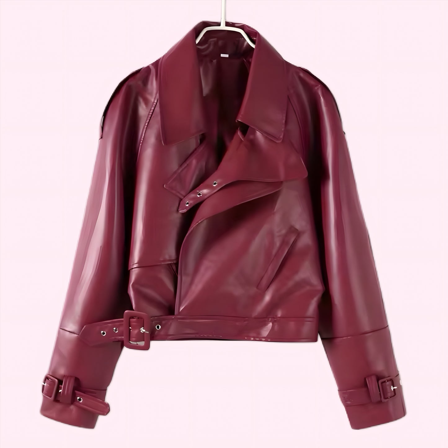 Aurelle | Adjustable Leather Jacket