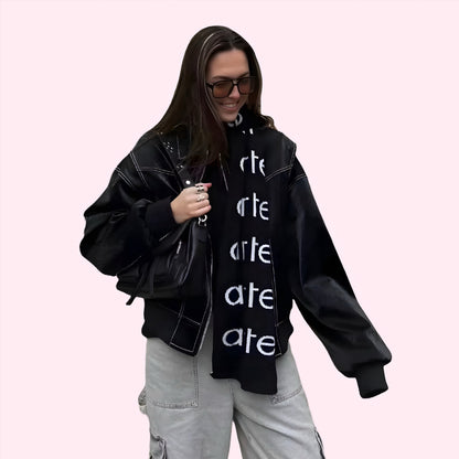 Oversized | Leather Jacket