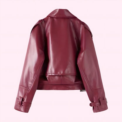 Aurelle | Adjustable Leather Jacket