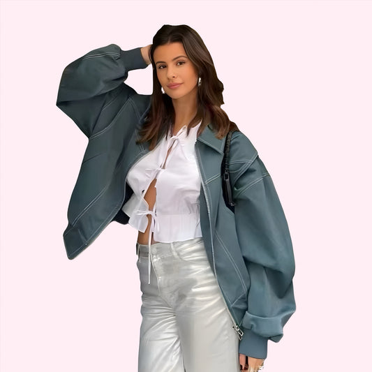 Oversized | Leather Jacket